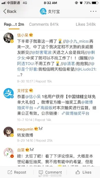 信小呆是什麼？信小呆吸鸥气！中国锦鲤信小呆获支付宝大奖！