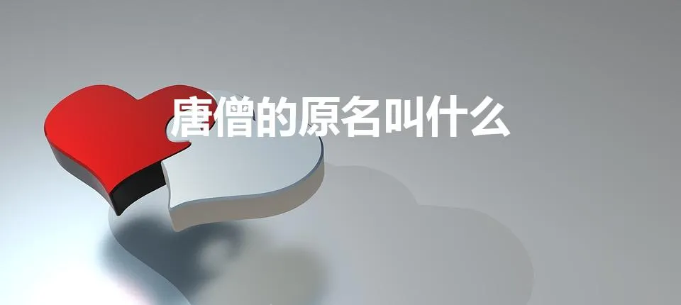 唐僧的原名叫什么（唐僧扮演者)