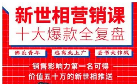 新世相营销课被刷屏怎么回事？每万人购买涨五元，是传销吗？