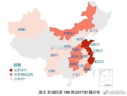 2017中国百强县排行榜出炉附名单 快来看看你家乡在不在