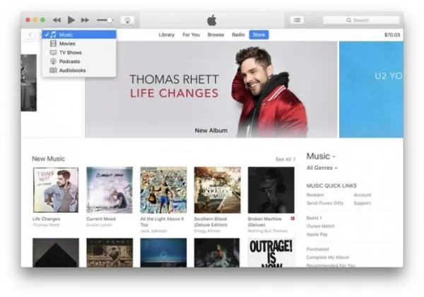 iTunes 12.7更新发布 附更新说明
