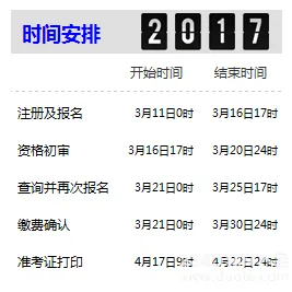 2017年浙江省公务员考试报名时间 附招考时间安排