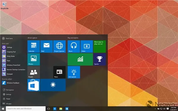 Win10预览版10122：主题、Edge浏览器、Cortana换新颜