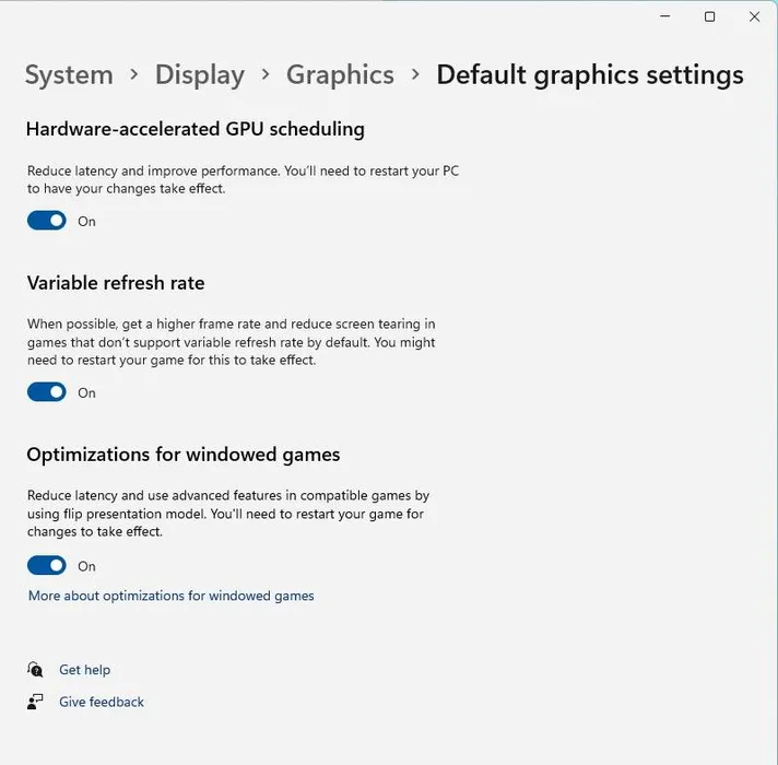 Win11怎么提升窗口游戏性能？Win11窗