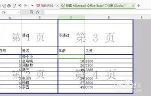 把wps文档表格分页符 | wps表格设置分页