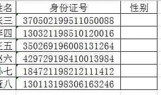 用wps表格中身份证号选择 | 在电脑wps里面把身份证号码输入正确