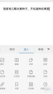 wps内插入滑动 | wps文字移动