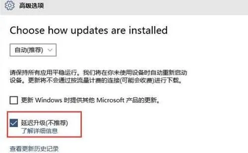 win10系统怎么设置延迟更新(win10能一直延迟更新吗)