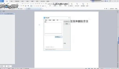 用wps将背景删除吗 | 在WPS里删除的背景
