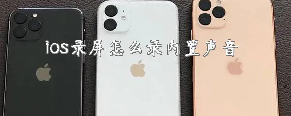 ios录屏怎么录内置声音 iphone录屏录内置声音方法详解