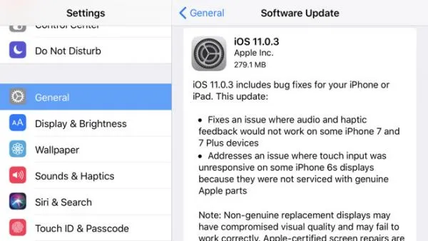 iphone屏幕失灵？升级iOS 11.0.3可修复此问题