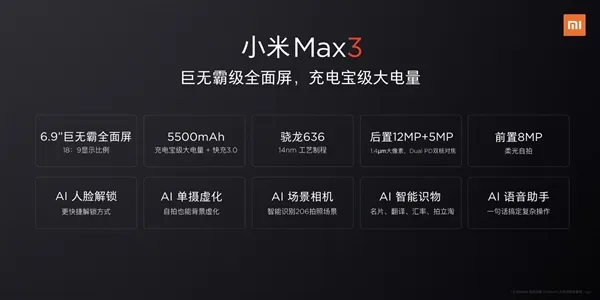 小米Max 3怎么样？性价比高吗？附配置参数对比