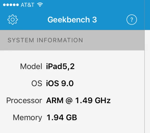 iPad mini 4配置确认：A8双核 2GB内存