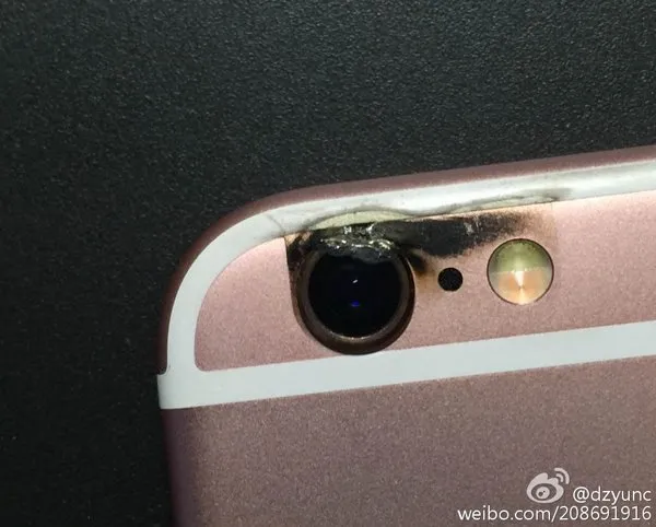 iPhone6s又火了 摄像头发生爆炸