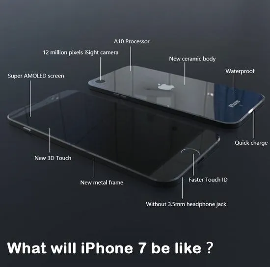 传iPhone 7将用陶瓷后壳取代全金属