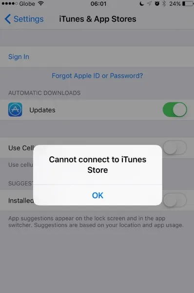 IPhone密码正确却不能登录Apple Store？没事 新bug