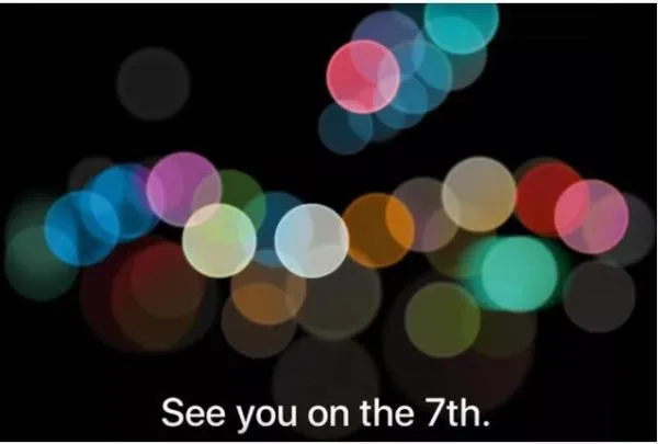 苹果将于9月7日发布iPhone 7 邀请函曝光【图】