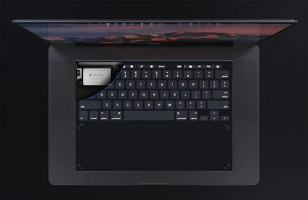 MacBook Pro意图设计：触控屏取代整个键盘