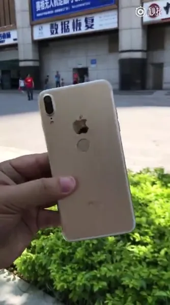 国产iPhone 8上手观看：背部指纹曝光