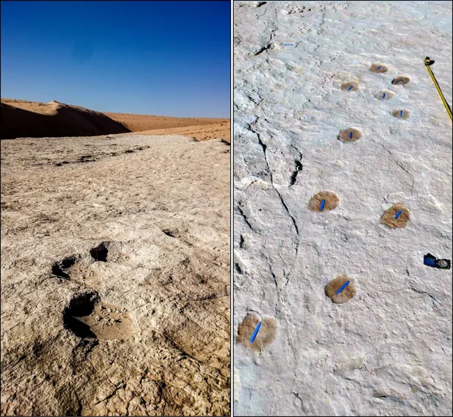 沙特发现距今12万年前的人类脚印，显示了人类如何离开非洲