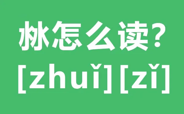 沝怎么读 两个水念什么 沝的拼音 沝字是什么意思？