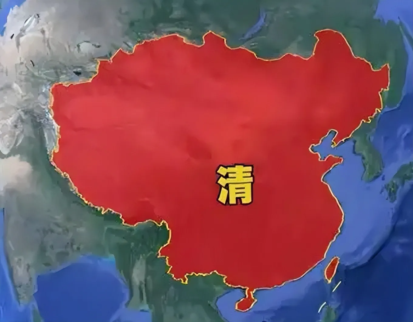 清朝国土面积最大时有多大(鼎盛时期1400多万平方公里)