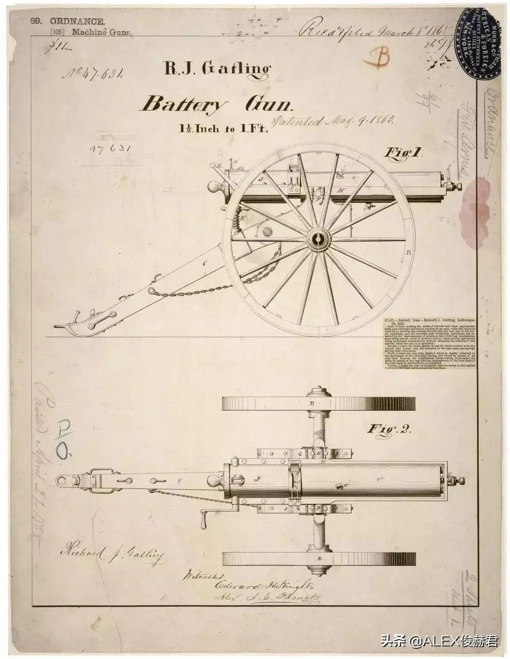 加特林是什么时候发明的机枪 | 最早的加特林重机枪有多厉害