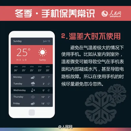 冬季手机保养
