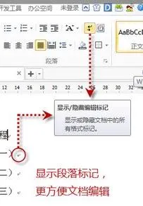 wps看到回车键 | wps里把回车键显示出来