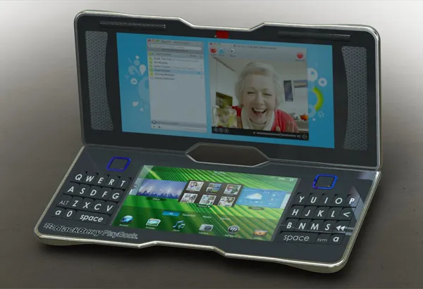 黑莓双屏幕PlayBook 3.0超帅概念机