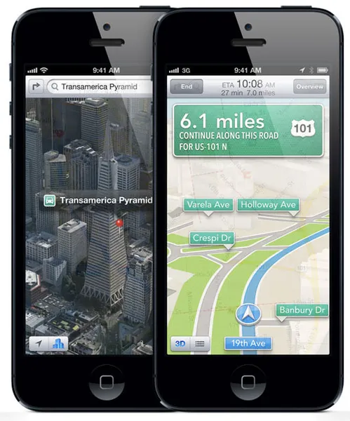iOS6集成自家地图反拖iPhone5后腿