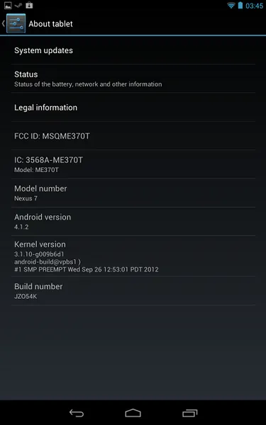 Google发布Nexus 7的Android 4.1.2