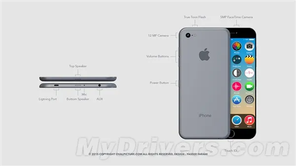 超帅的iPhone 7设计图：比iPhone 6好看太多