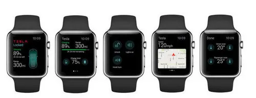 黑科技 Apple Watch操控特斯拉APP第1张图