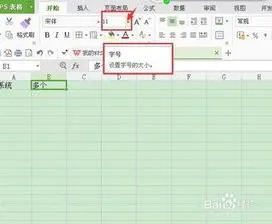 WPS表格换字体大小 | 在wps中让表格随着字体改变大小