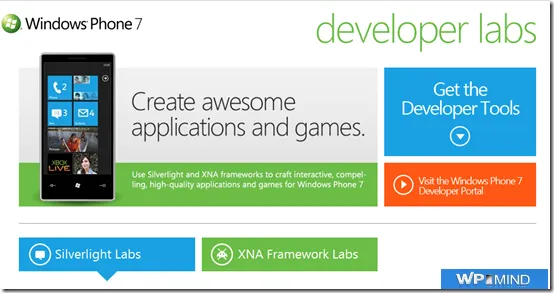 Windows Phone 7 SDK 正式版本RTW