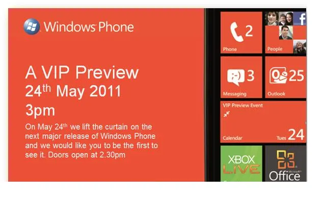 Windows Phone 7 Mango确定已有的和可能有的