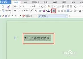 wps里改变字符底纹 | wps文字中边框和底纹在哪里设置