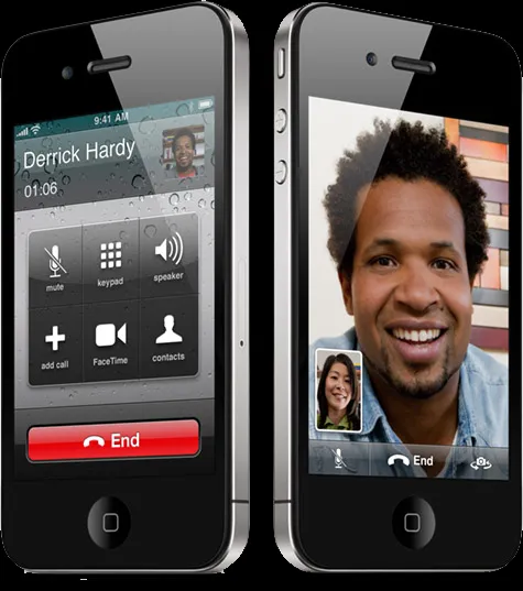 iPhone 4 FaceTime 视频聊天图像演示