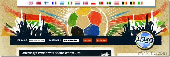 Microsoft Windows Phone World Cup 世界杯应用