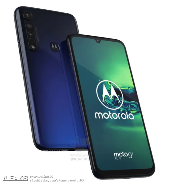 摩托罗拉Moto G8 Plus渲染图曝光：骁龙665+4800万三摄