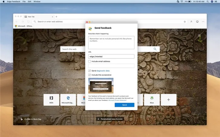 微软Edge浏览器macOS版官方下载：全新外观，支持Touch Bar