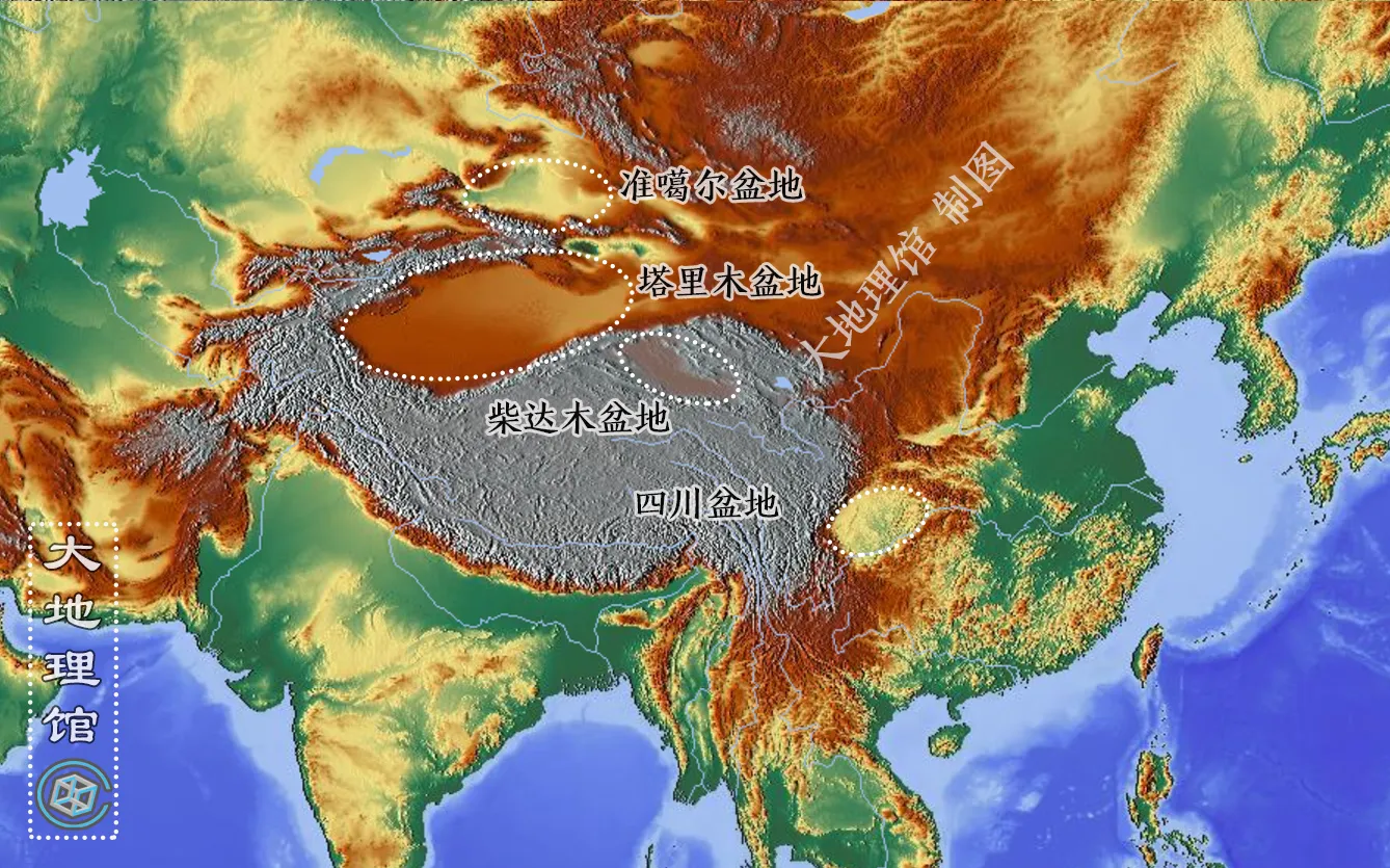 我国四大海拔最低的盆地 | 海拔最