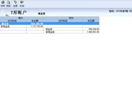 金蝶月末t型流量怎么做(金蝶t型账