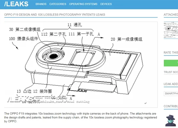 OPPO新大招来了！疑似超5倍无损变焦专利图曝光 最新曝光消息一睹为快